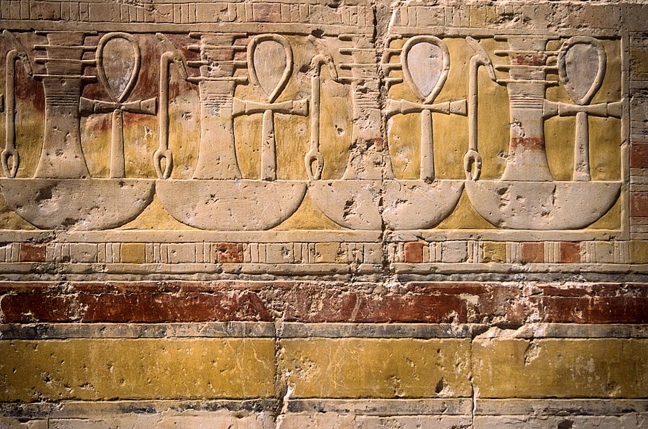 Ornamente im Hatschepsut Tempel