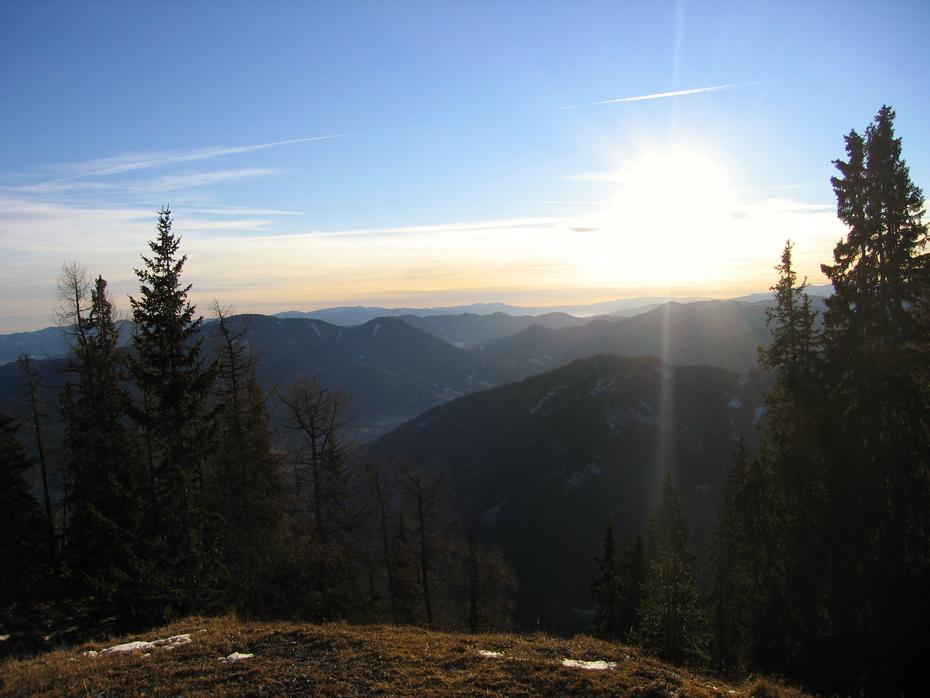 Wenn die Sonne untergeht, sind auch wir am Sprung