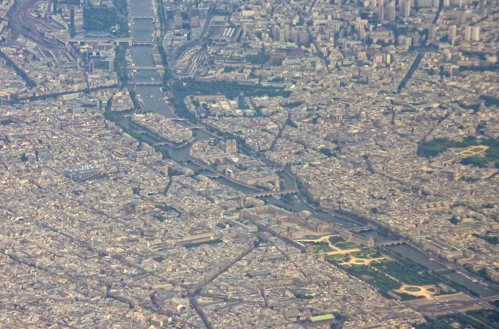 Blick auf Paris - Schauplatz der letzten Meetings