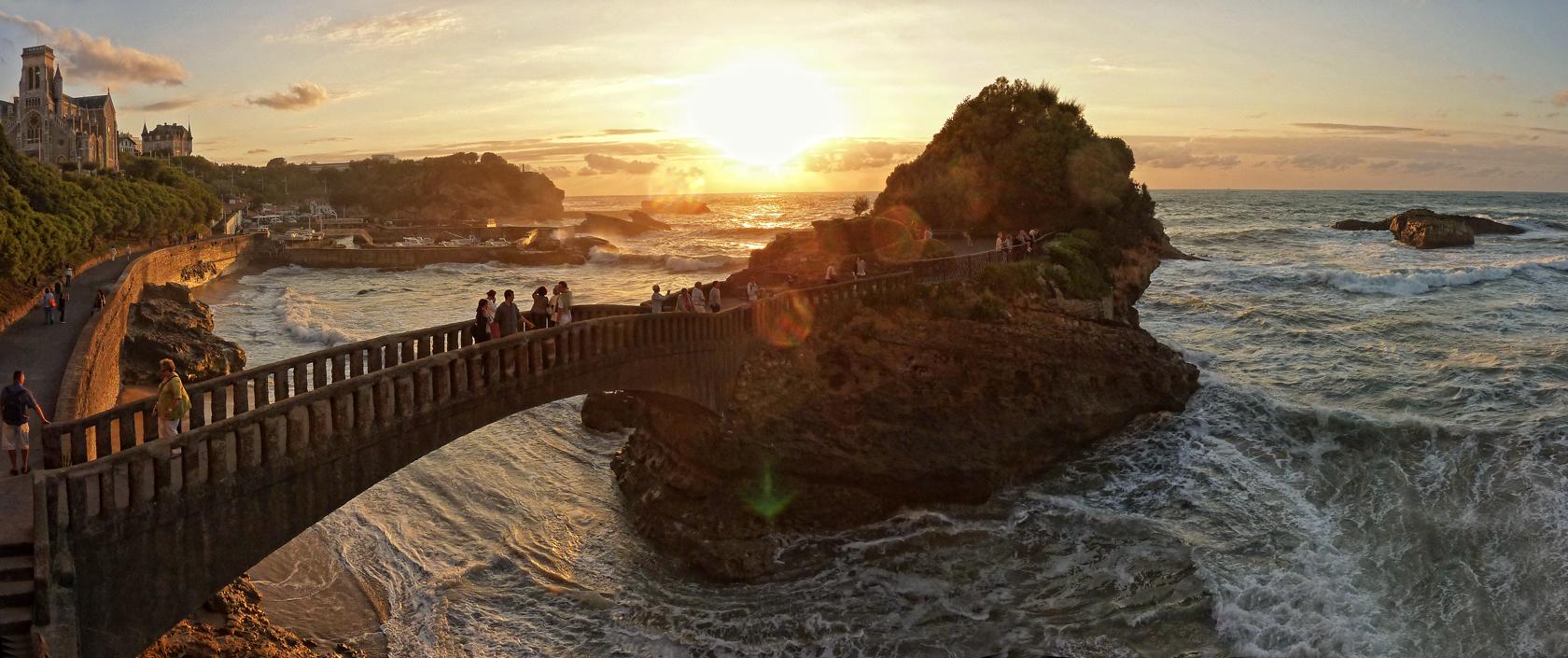 Sonnenuntergang, Biarritz