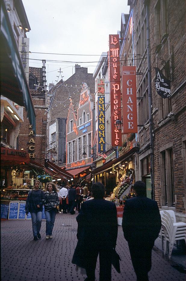 Innenstadt mit berühmten Restaurants