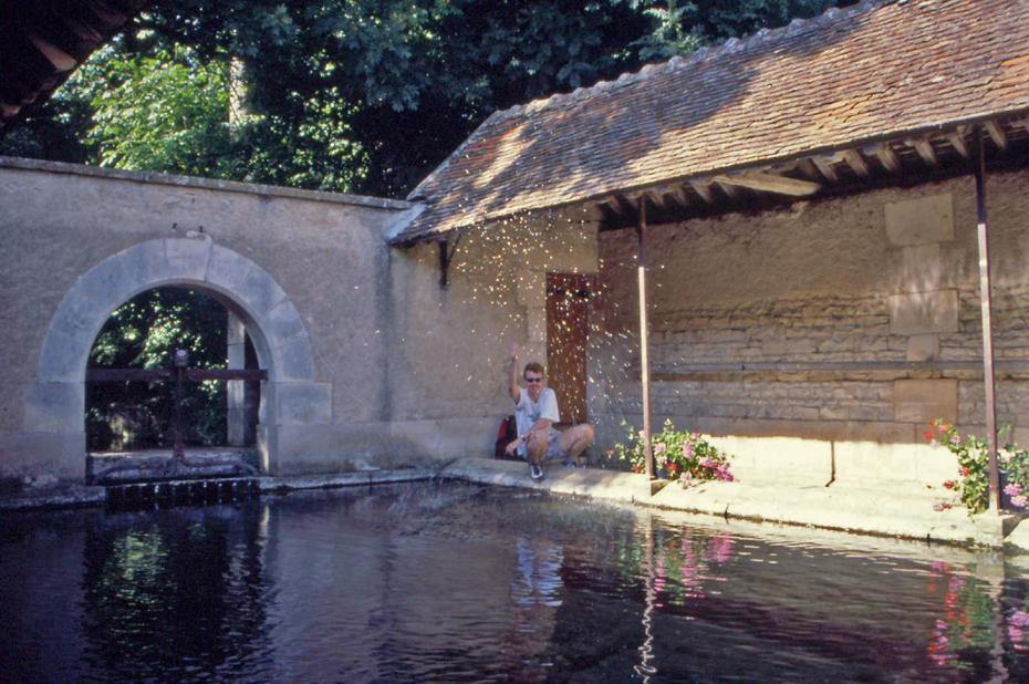 frecher Franz im Waschhaus
