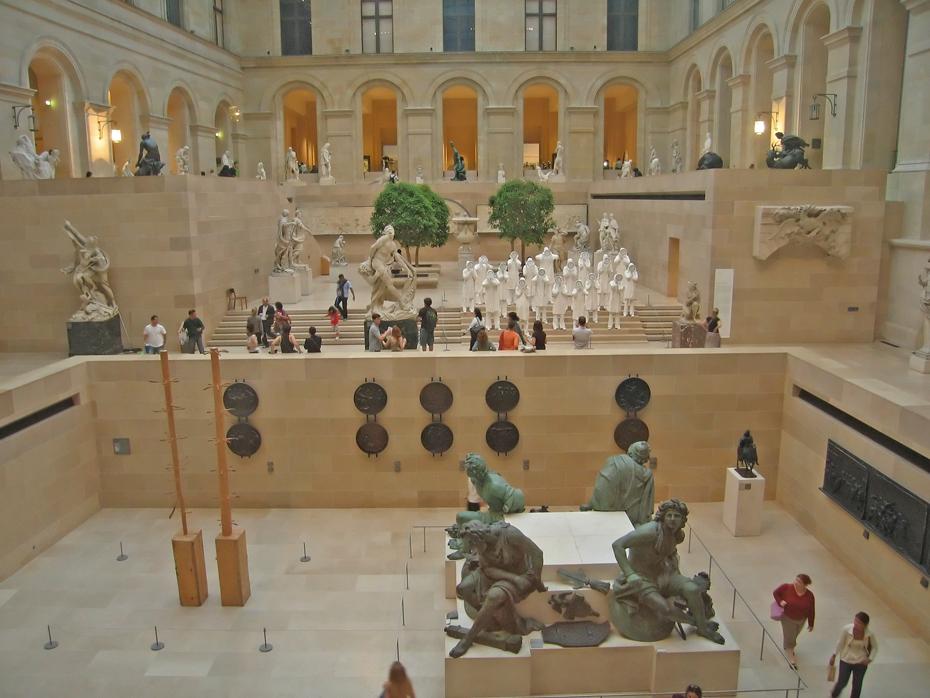 Blick in den Louvre, Paris