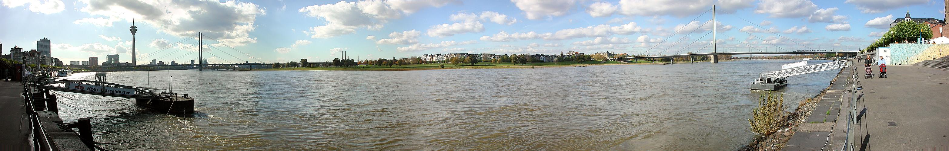 Rundblick am Rhein