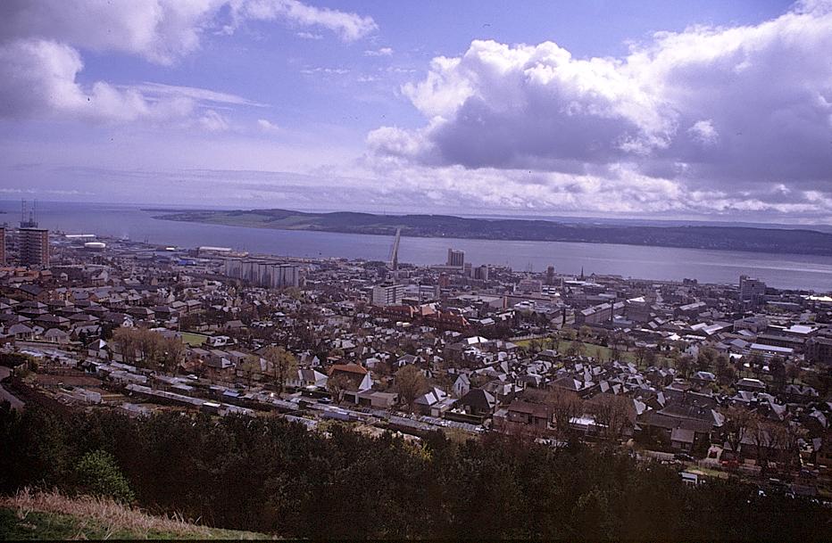 Blick vom Stadtberg auf den Tay
