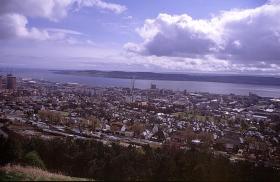 Blick vom Stadtberg auf den Tay