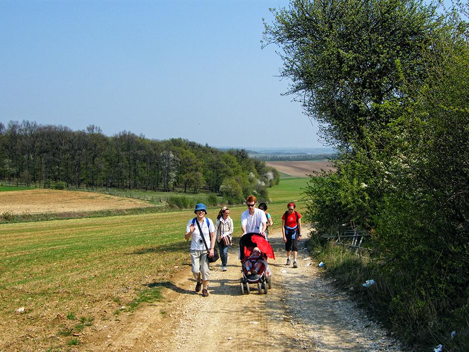Die Truppe am 'Kinderwaglweg'