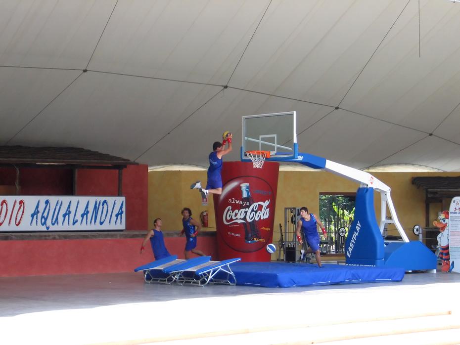 Basketballvorführung