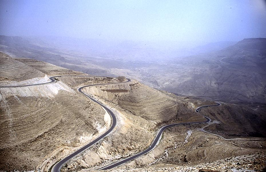 Blick ins Wadi al-Mujib