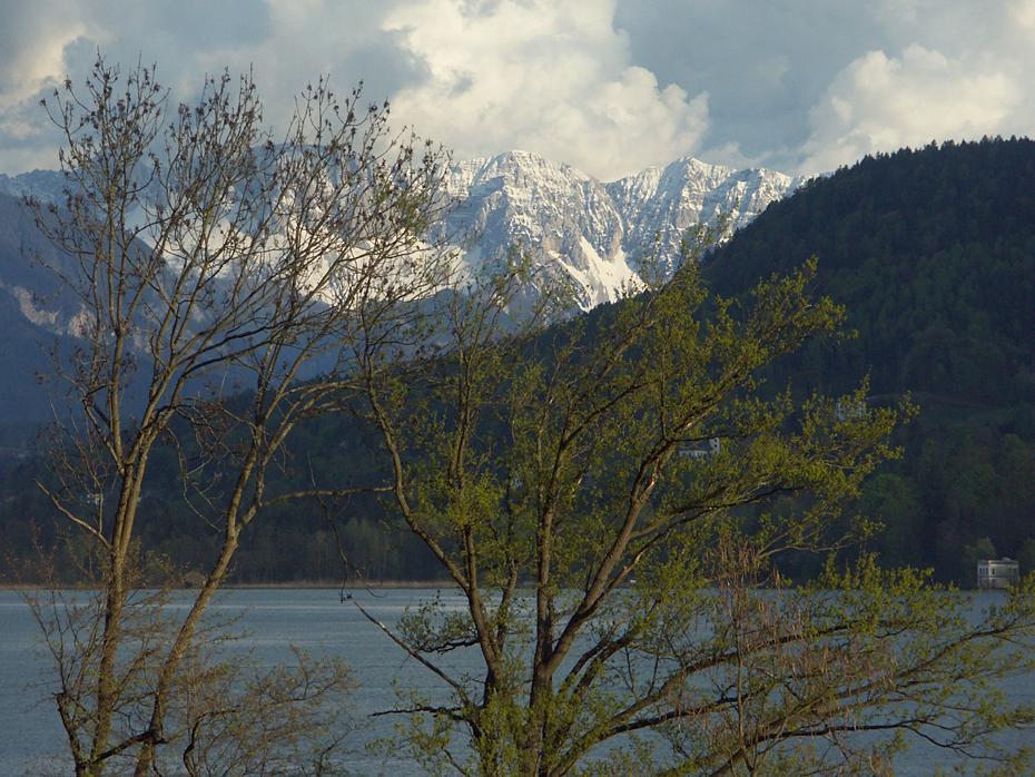 Ausblick von meinem Balkon über den Wörthersee