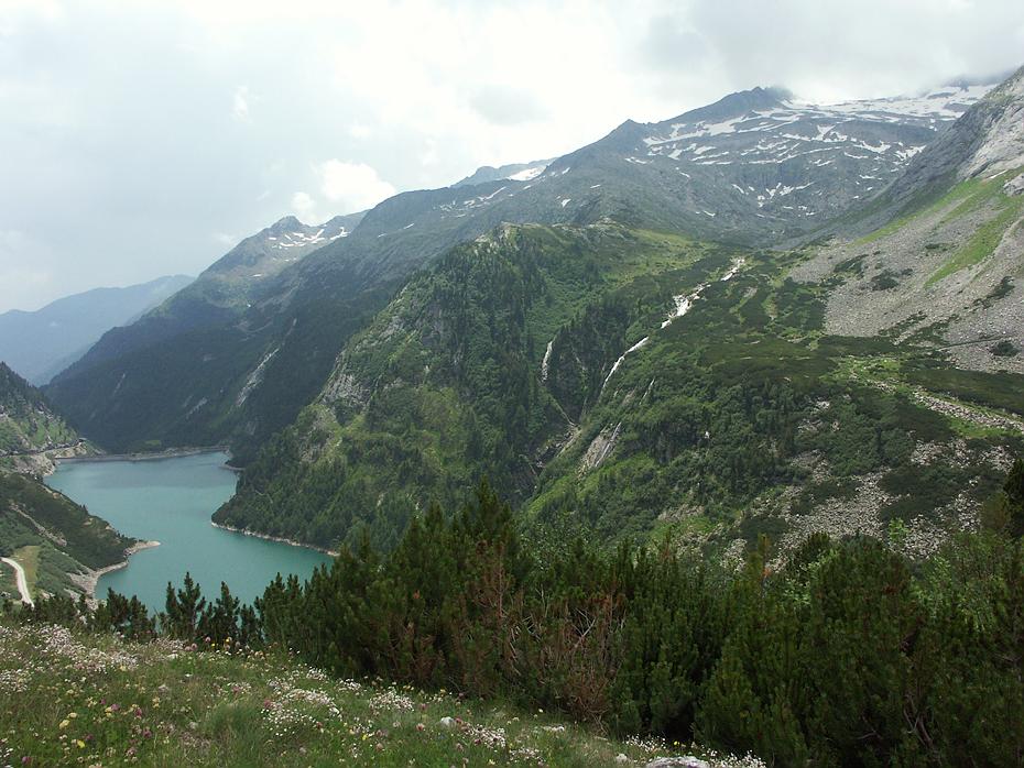 Stausee unterhalb der Maltatal-Sperre