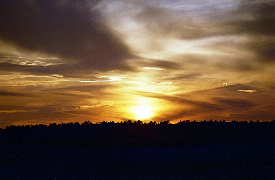 Sonnenuntergang, der erste