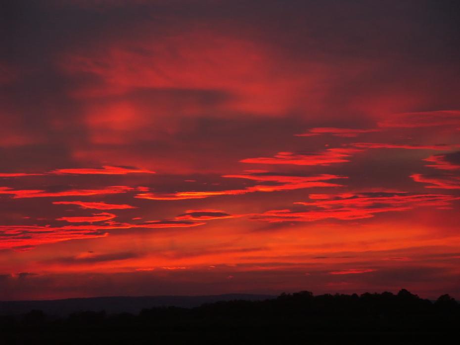 Sonnenuntergang - ohne Windmühlen