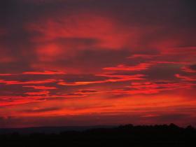 Sonnenuntergang - ohne Windmühlen
