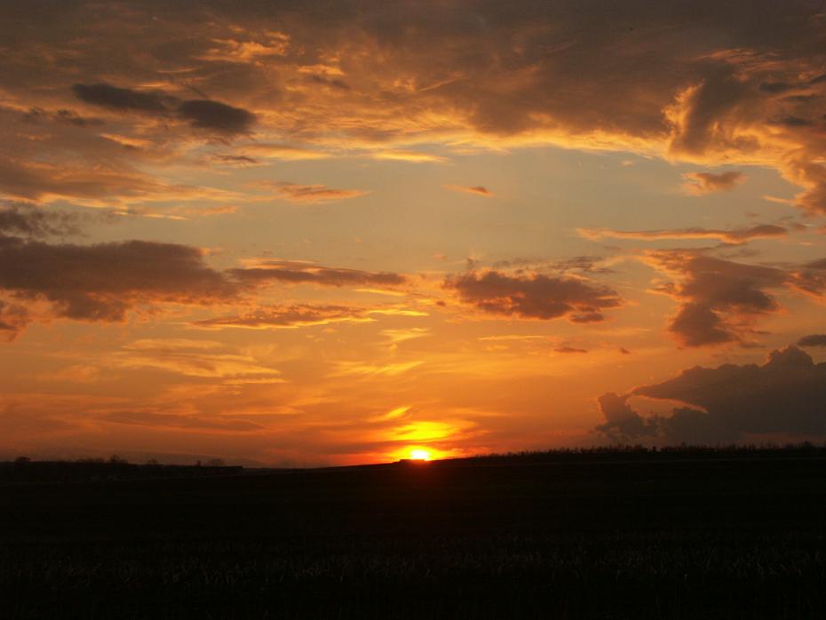 himmlischer Sonnenuntergang