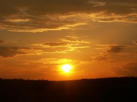 Sonnenuntergang intensiv