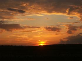 himmlischer Sonnenuntergang