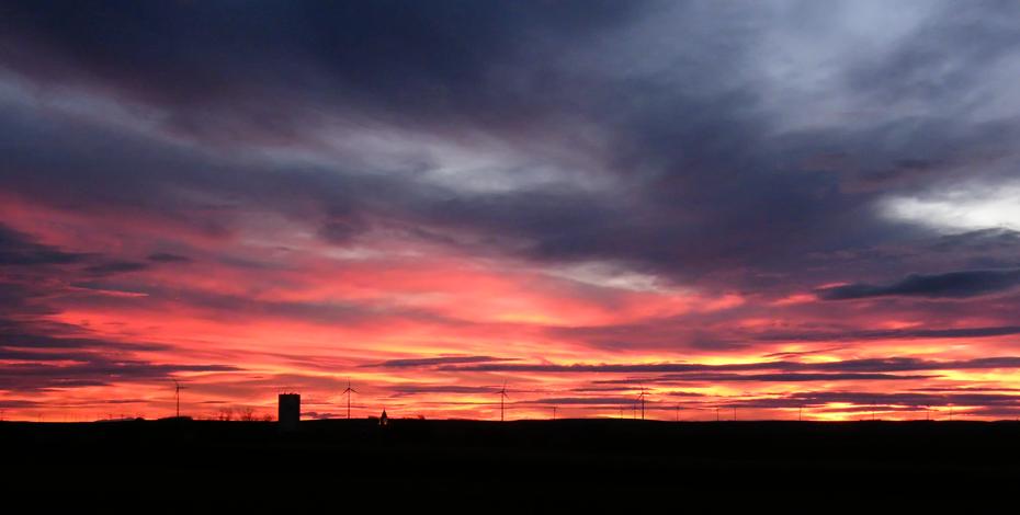 Was für ein Sonnenuntergang