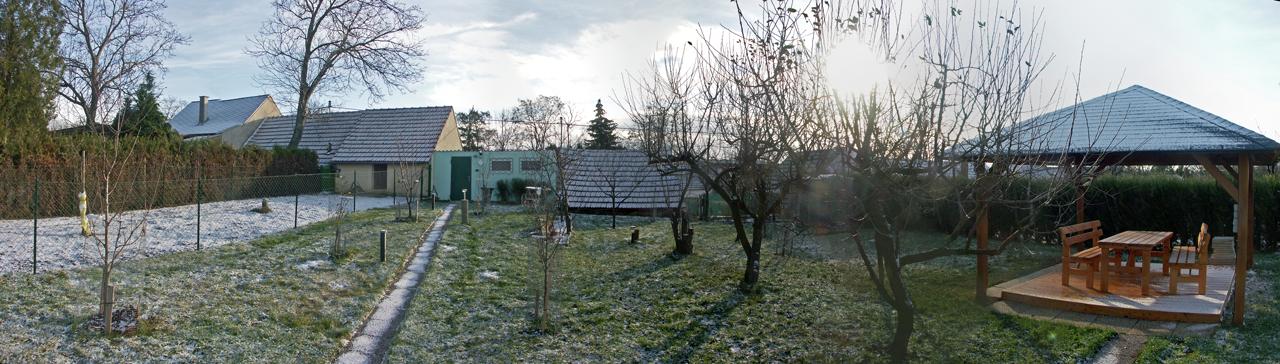 Der erste Schnee in dem Jahr