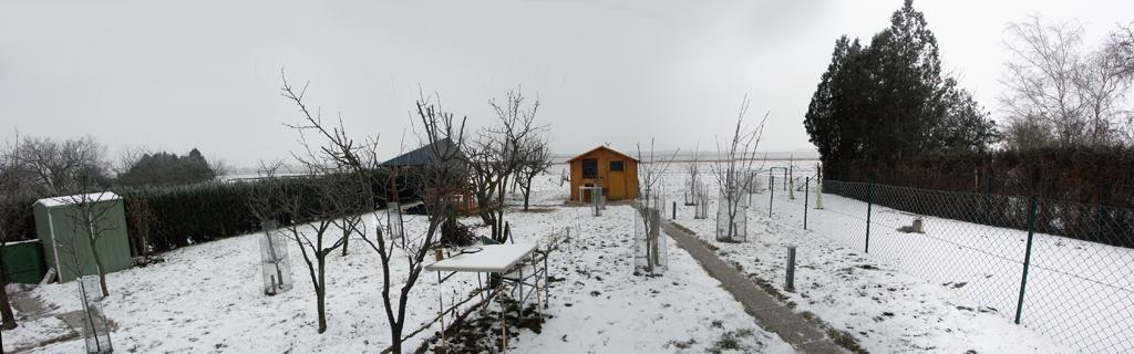 Schnee und keine Sonne in Sicht