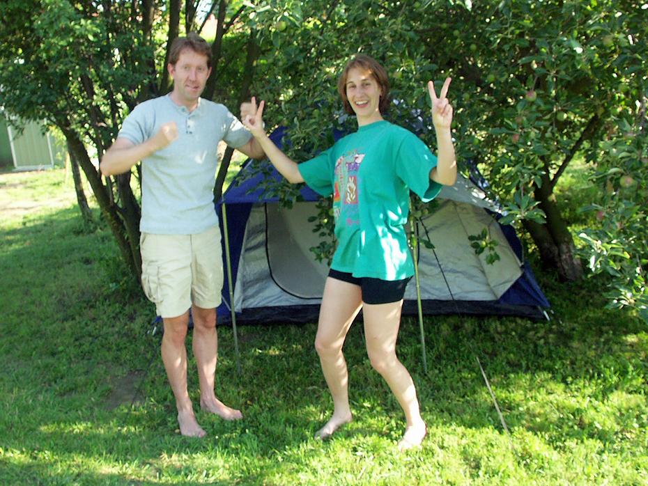 Sieg für das Team unter dem Baum