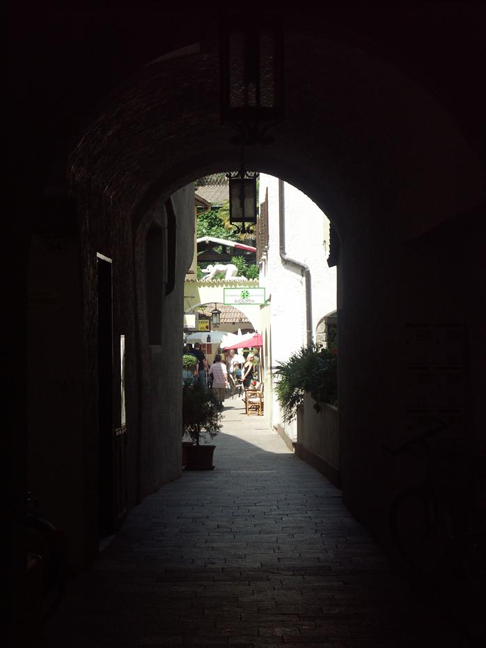 Meran - Innenhof in der Innenstadt