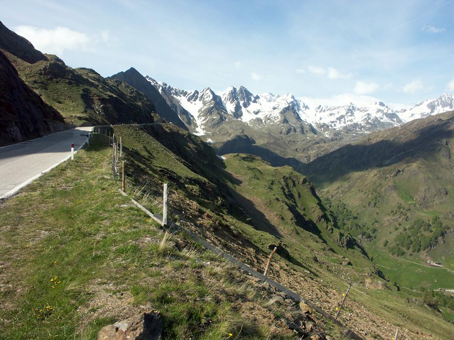 Und die Timmelsjochstraße wieder zurück nach Österreich
