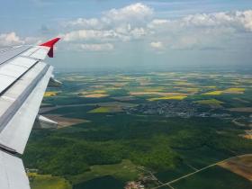 Im Landeanflug schon viel freundlicher