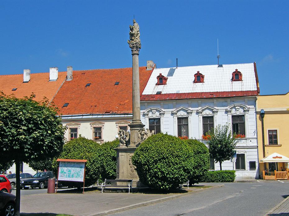Hauptplatz in Nova Bystrice