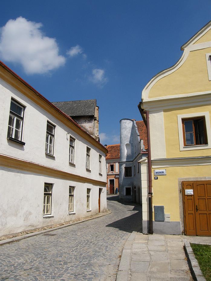 Straße zum Hauptplatz, Slavonice