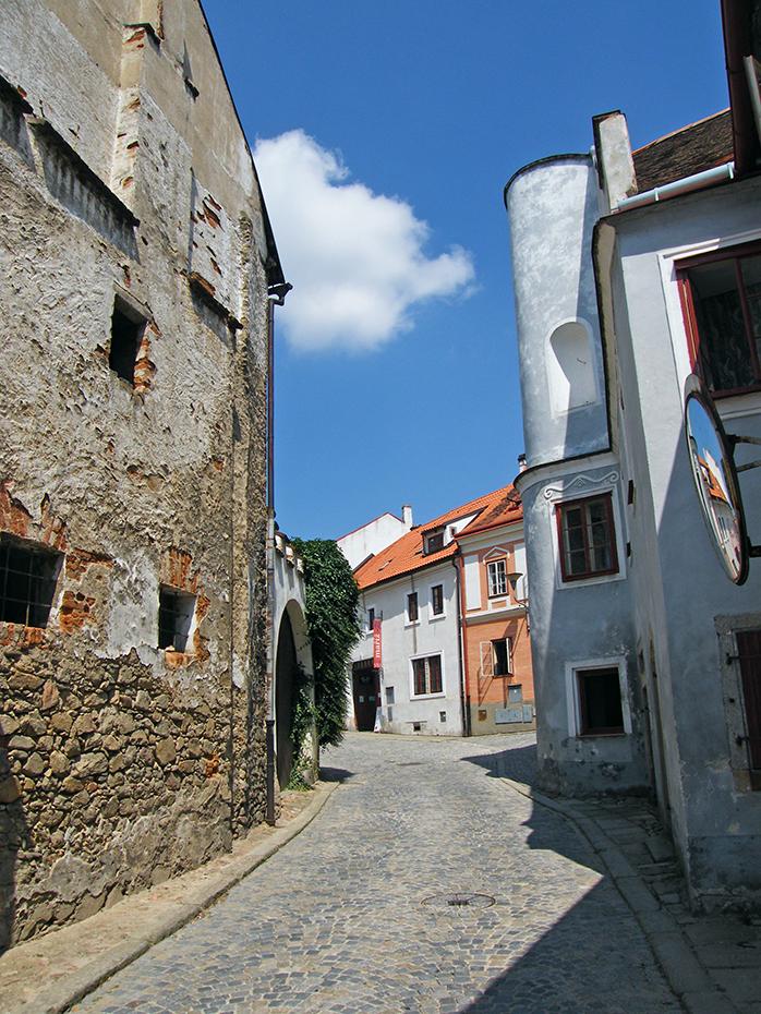 Straße zum Hauptplatz,  Slavonice