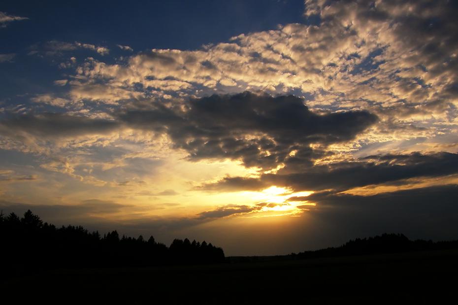 Sonnenuntergang in Reingers