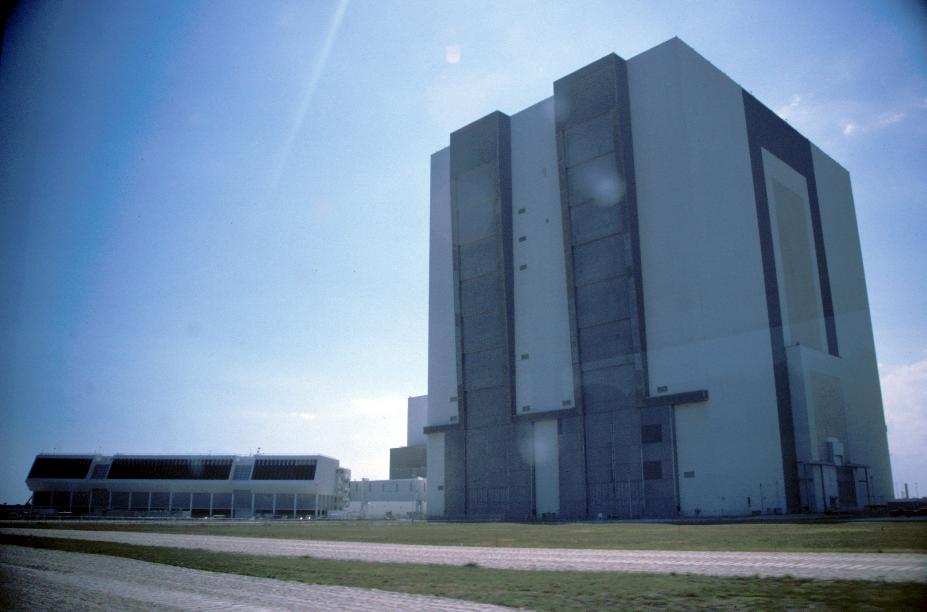 das Startgebäude und des Assembling Building im Kennedy Space Center