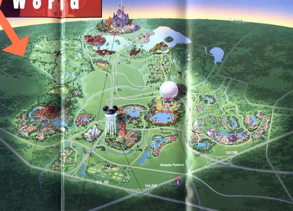 Übersicht über Disneyworld