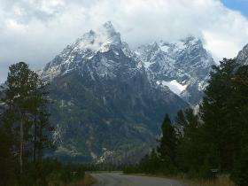 Berge im Teton NP