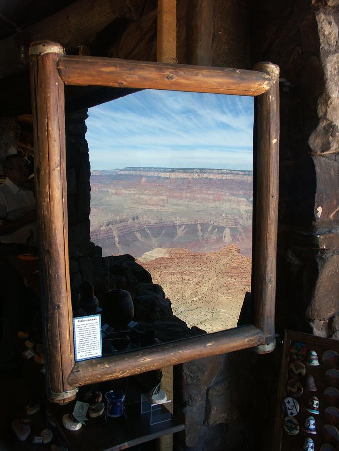 Reflectoscope im Desert View Tower, Grand Canyon NP