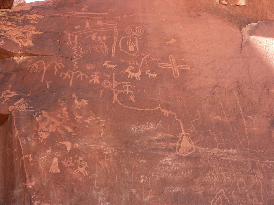Atlatl rock, Valley of Fire SP