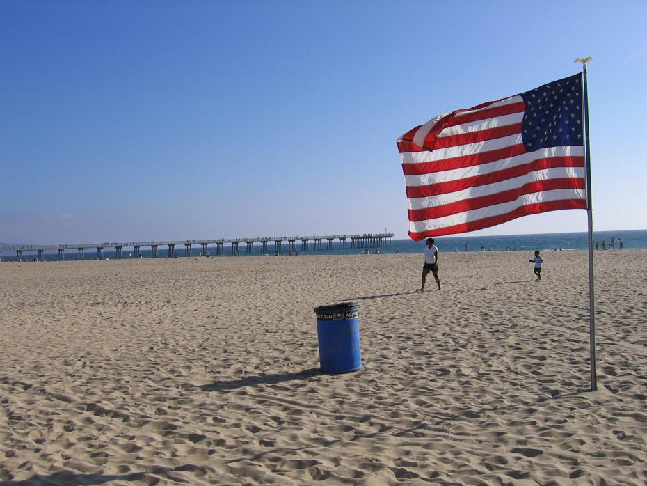 Der Strand von Hermosa Beach