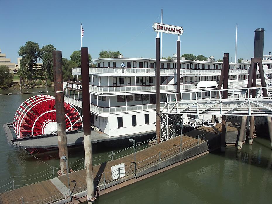 Delta King Raddampfer in Old Sacramento