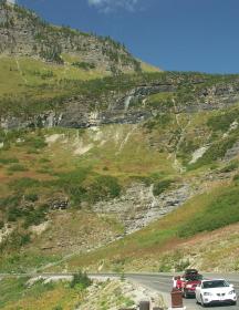 Weeping Wall, Going-to-the-Sun Road, Glacier NP, MT