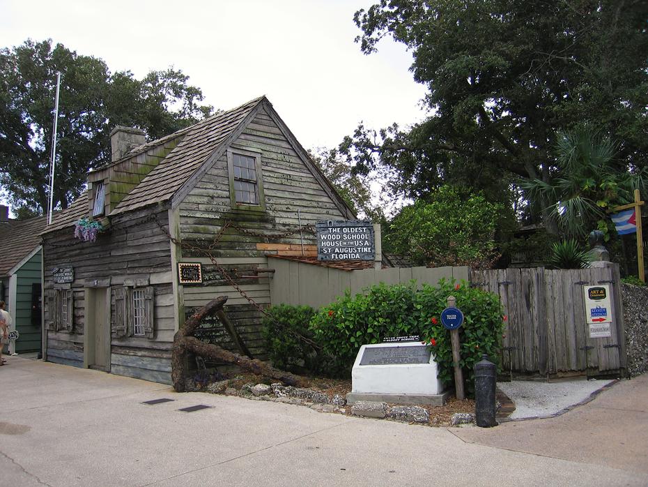 Älteste Holzschule der USA, St. Augustine, FL