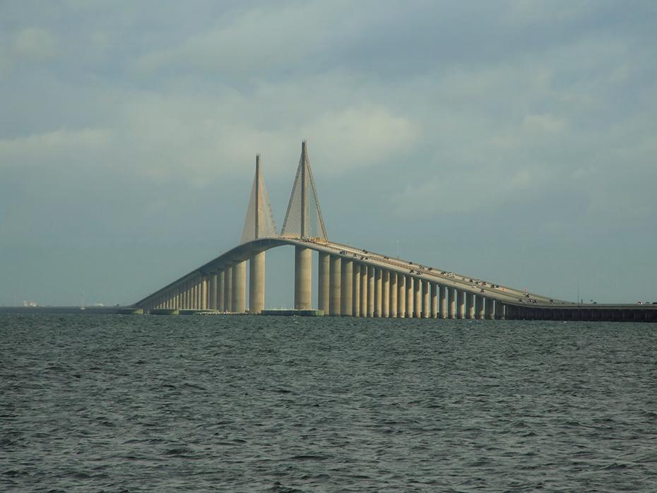 Brücke des Sunshine Skyways, Clearwater, FL