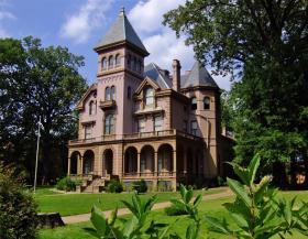 Altes Haus in der Adams Avenue, Memphis, TN