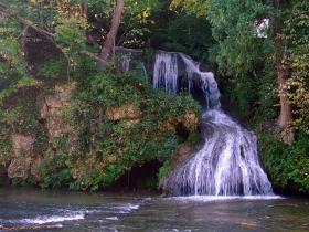 Privater Wasserfall am Campingplatz, Staunton, VA