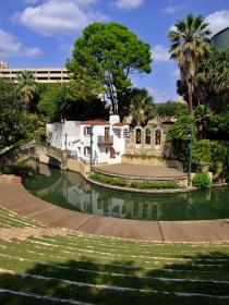 Freilichttheater am Ende des Riverwalks, San Antonio, TX