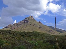 Berge beim Campingplatz, Big Bend NP, TX