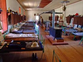 Soldatenunterkunft im Fort Davis NHS, TX