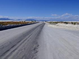Straße in das Kerngebiet der Dünen, White Sands NM, NM