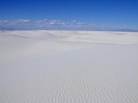 Verloren in den Weiten der Wüste, White Sands NM, NM
