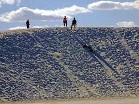 Dünen zum Runterrutschen, White Sands NM, NM